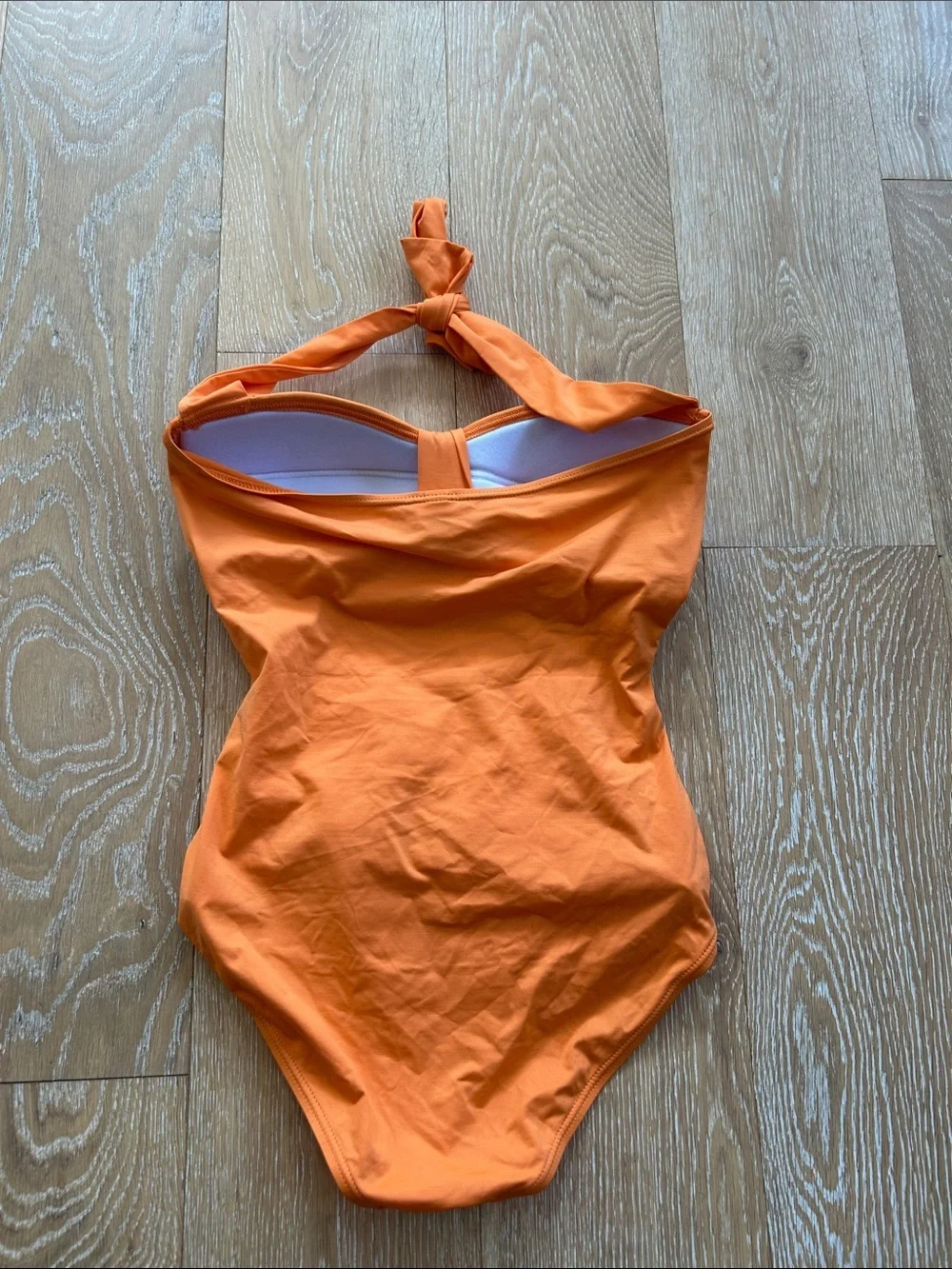 Tommy Bahama Orange Halter Tie Neck Swimsuit